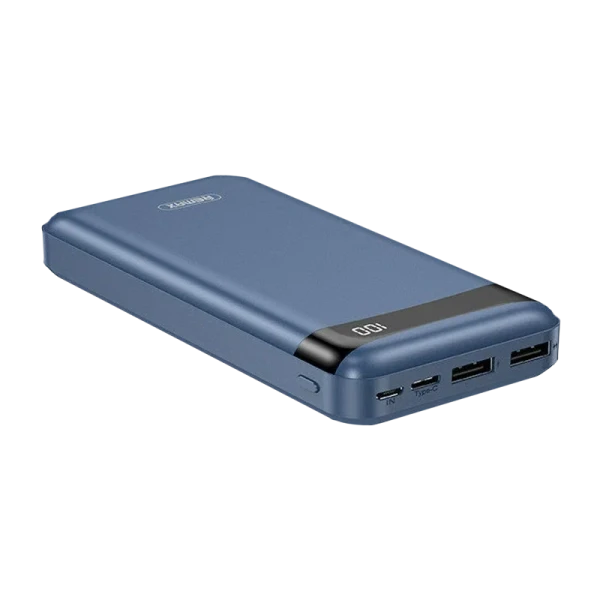 Внешний аккумулятор Remax RPP-259 20000mAh 2.0A 2USB/Type-C синий (1/36)
