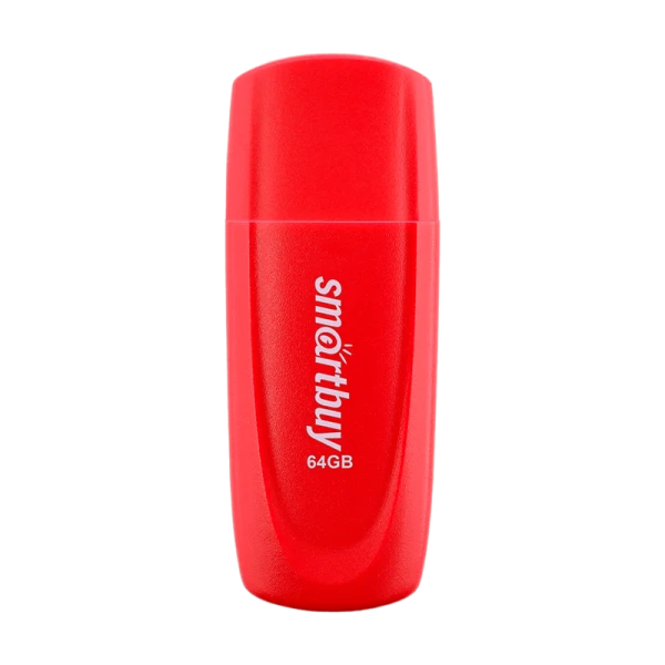 Флеш-накопитель Smartbuy Scout 64GB USB2.0 пластик красный