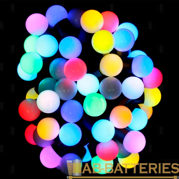 Гирлянда Космос 100LED 9.5м шарики нить 8 режимов ассорти