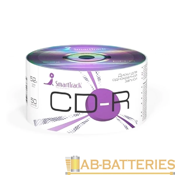 Диск CD-R SmartTrack 700MB 52x 50шт. на шпиндиле (50/600)
