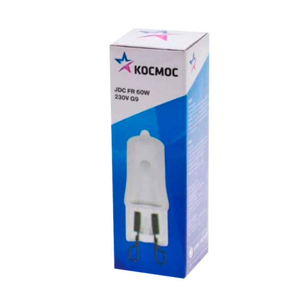 Лампа галогенная Supermax G9 60W 230V капсула матовая (1/100/1000)