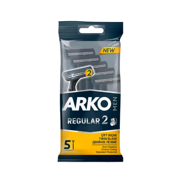 Бритва Арко MEN Regular 2 одноразовые 5шт. (1/40)