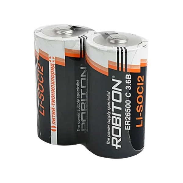 Батарейка ROBITON ER26500-FT C с лепестковыми выводами SR2 (2/10/200)