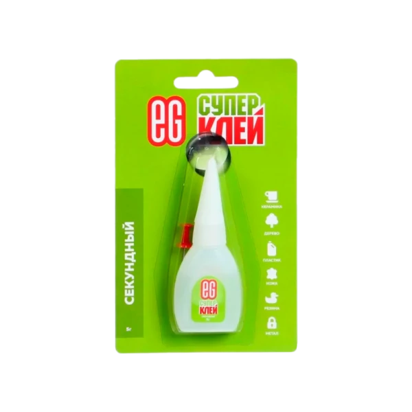 Супер-клей Еврогарант/EG 5г BL1 (1/20/240)