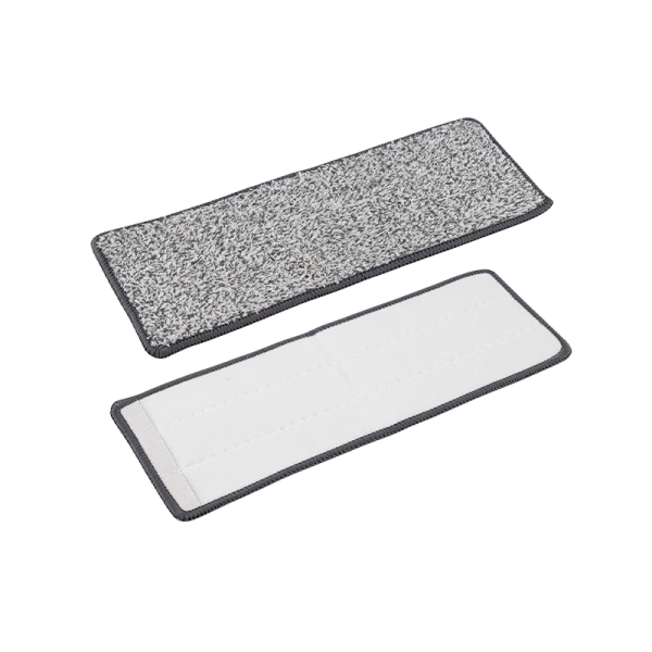 Насадка для швабры Рыжий кот Clean hands микрофибра 31.5х11.5см серый (1/10/200)