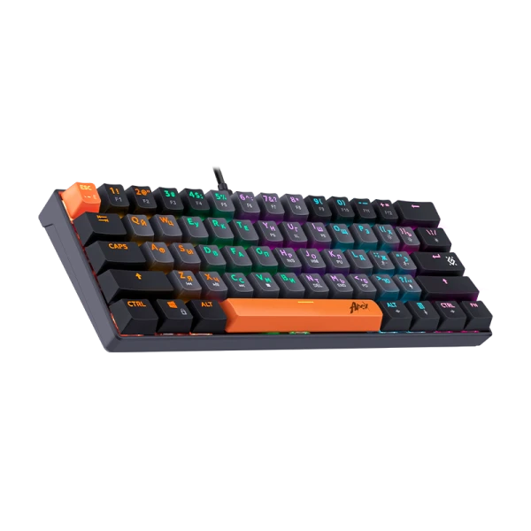 Клавиатура проводная Defender GK-002 APEX игровая USB 1.5м черный (1/18)