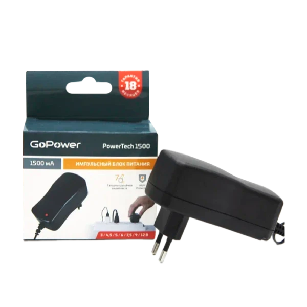 Блок питания GoPower PowerTech 1500 универсальн. импульсный (1/50)