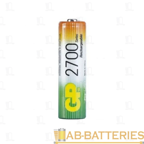Аккумулятор бытовой GP HR6 AA BL4+2 NI-MH 2700mAh в пластиковой упаковке (6/36/360)