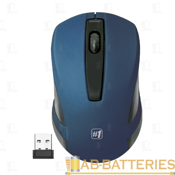 Мышь беспроводная Defender MM-605 #1 классическая USB синий (1/40)