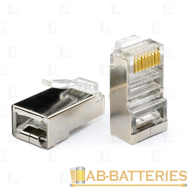 Коннектор Atcom AT10698 RJ-45 (m) кат.5е (цена за упаковку) FTP 100шт. (1/100)