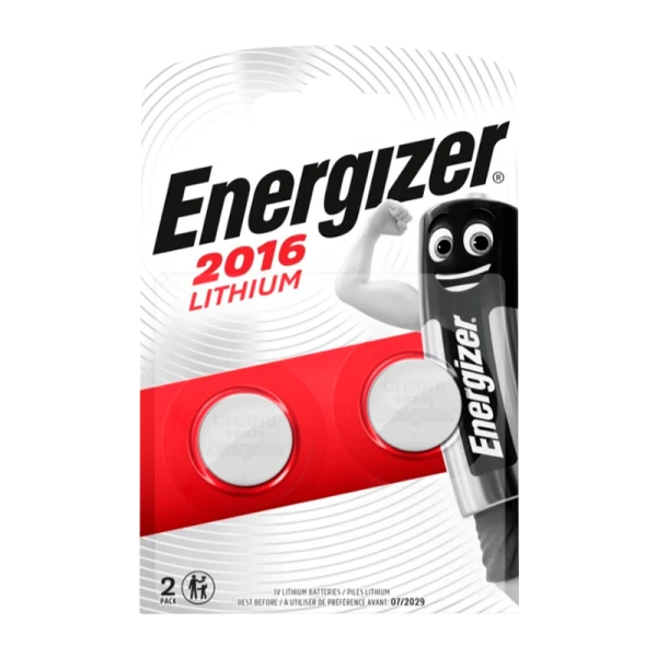 Батарейка Energizer CR2016 BL2 Lithium 3V (2/20/280)