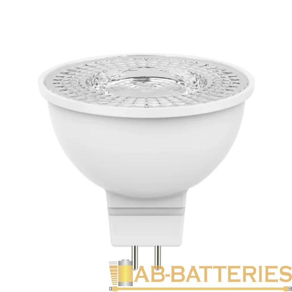 Лампа галогенная Osram MR16 GU5.3 50W 2800К 12V софит 50мм прозрачная