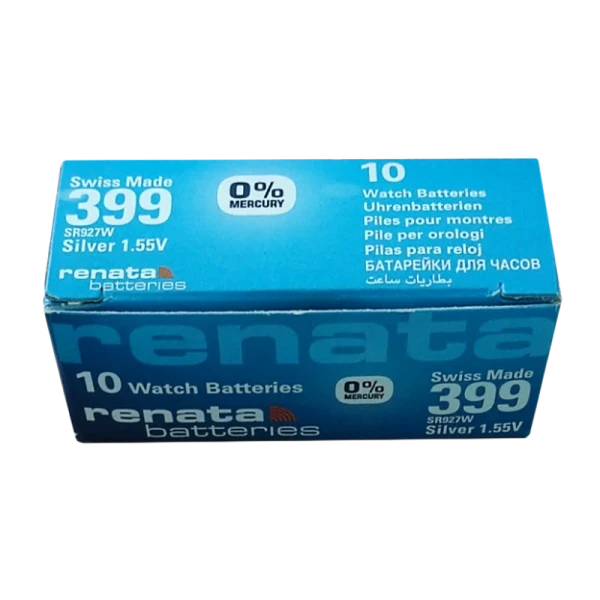 Батарейка Renata 399 (SR927W) Silver Oxide 1.55V (1/10/100)