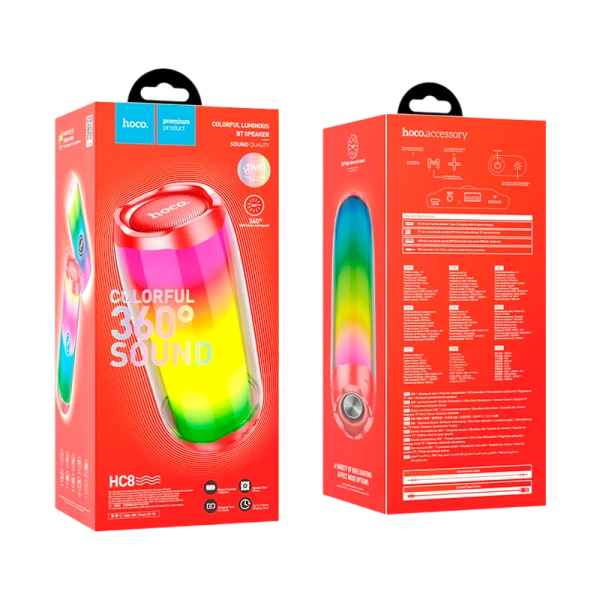 Портативная колонка HOCO HC8 bluetooth 5.0 microSD красный (1/30)
