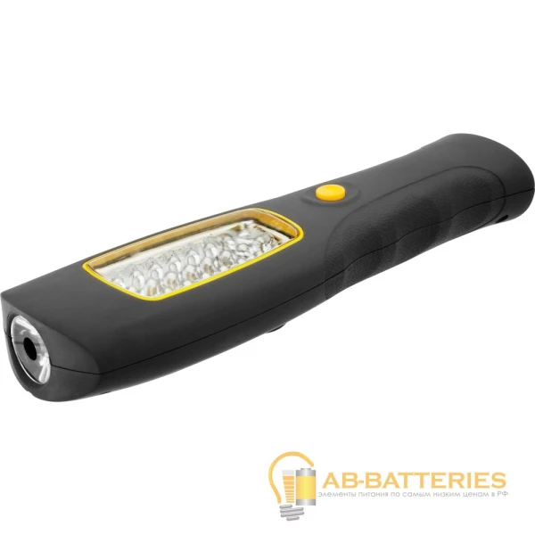 Фонарь туристический Navigator NPT-W01 4W 1LED+COB от батареек 2 режима черный