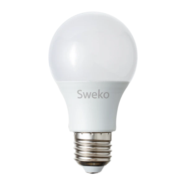 Лампа светодиодная Sweko A60 E27 15W 3000К 230V груша (1/5/100)