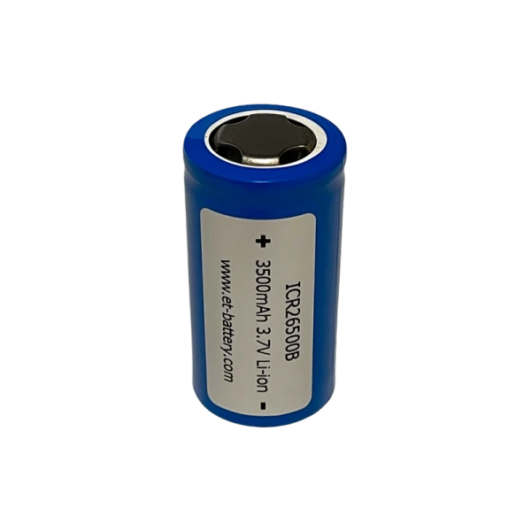 Аккумулятор ET ICR26500B&nbsp;&nbsp; 26.0*50.0, 3500mAh, Li-Ion (2/400)