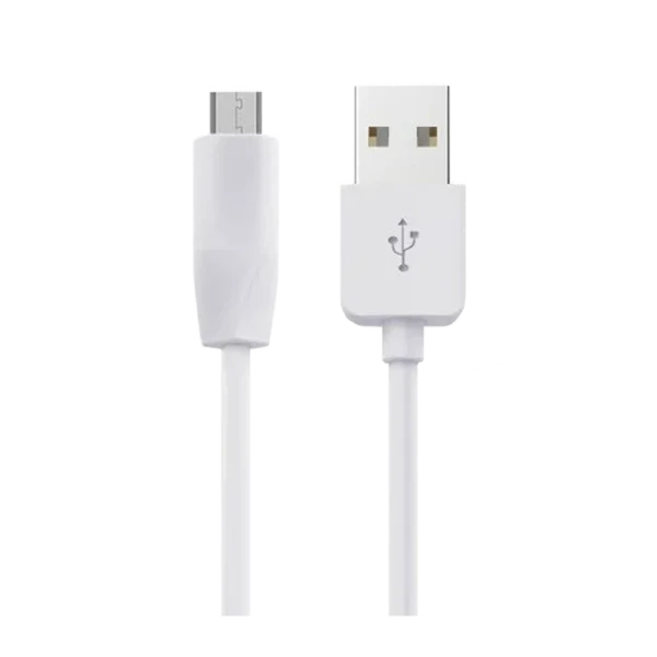 Кабель HOCO X1 USB (m)-microUSB (m) 2.0м 2.4A ПВХ белый (1/30/300)