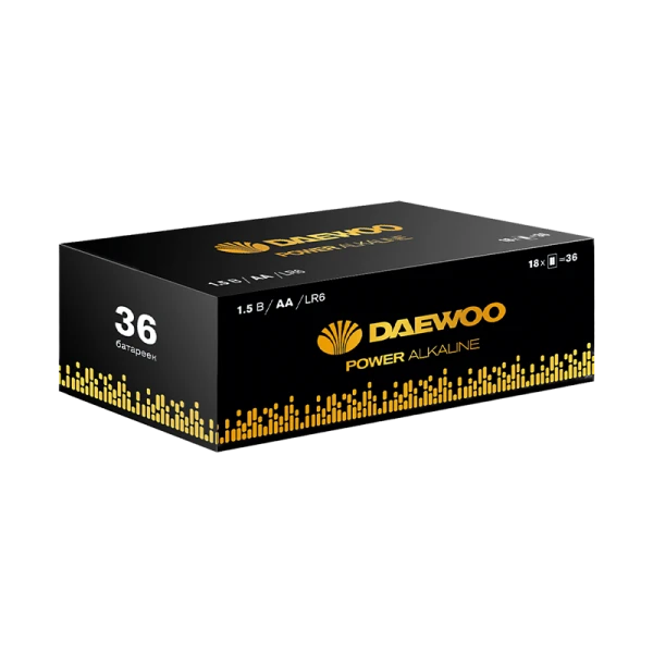 Батарейка Daewoo Power LR6 AA BOX36 Alkaline 1.5V (36/720)