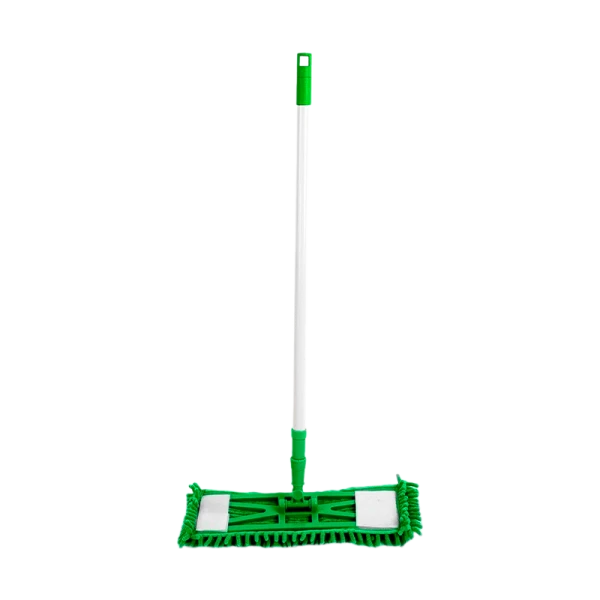 Швабра для пола Рыжий кот 120см телескопическая с насадкой из микрофибры MopM4 «Лапша» SP (1/24)