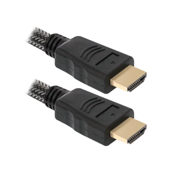 Кабель Defender HDMI-03PRO HDMI (m)-HDMI (m) 1.0м силикон ver.1.4 черный (1/20/300)