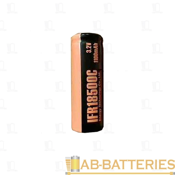 Аккумулятор ET IFR18500C-HT 18.0*50.0, 1100mAh, Li-Fe, 3.3V (1/400)