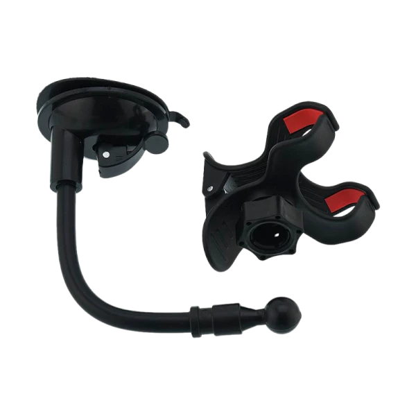 Держатель автомобильный GoPower GPA04 присоска черный (1/100)