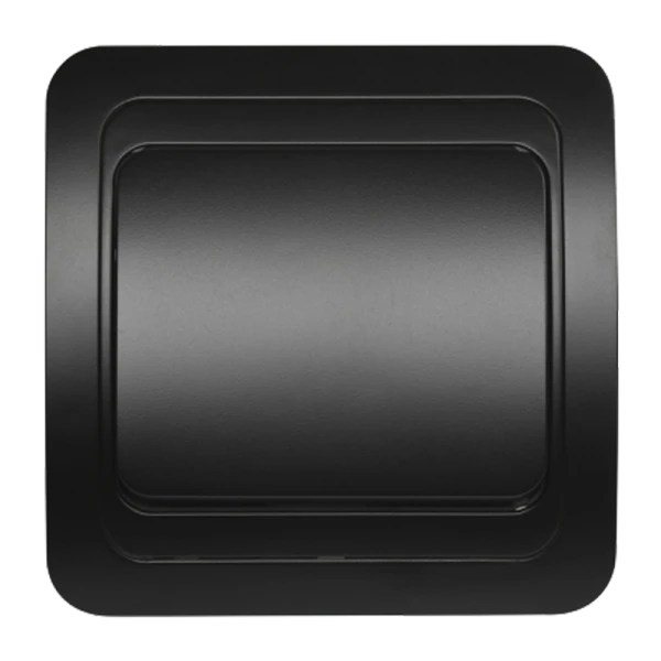 Выключатель Smartbuy 1-клавишный 10А черный "Марс"