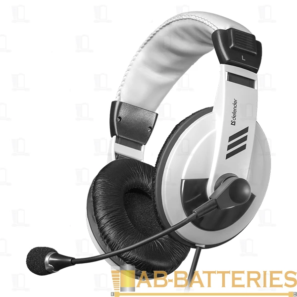 Наушники полноразмерные Defender 750 Gryphon с микр. белый (1/20)