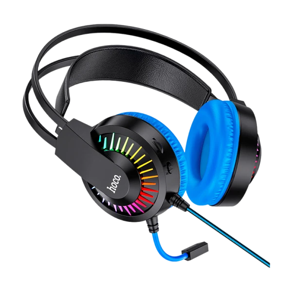 Наушники полноразмерные HOCO W105 с микр. игровые синий (1/30)