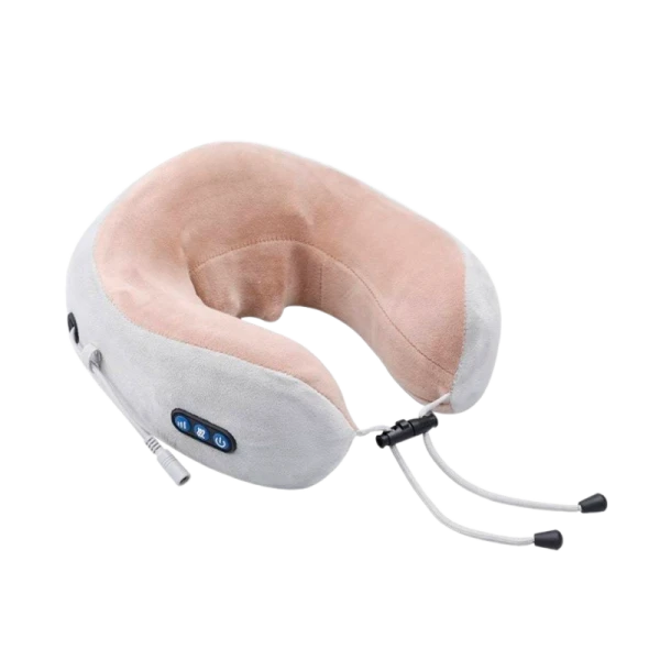 Массажная подушка 2 в 1 U-Shaped Massage Pillow, массажер и подушка для путешествий(24)