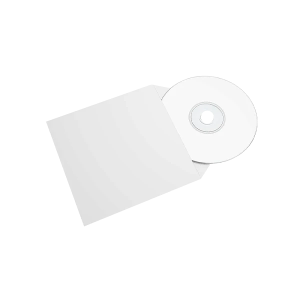 Конверт для дисков Без бренда с окном 100шт. белый (100/5000)