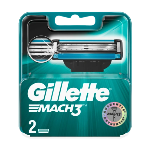 Сменные кассеты Gillette MACH3 P&G PROMO (Brasil) 3 лезвия 2шт. (цена за 1 шт) (2/20)