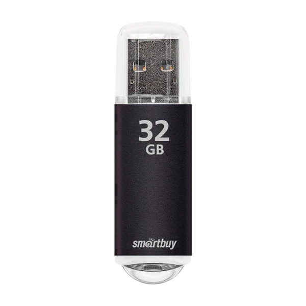 Флеш-накопитель Smartbuy V-Cut 32GB USB2.0 пластик черный