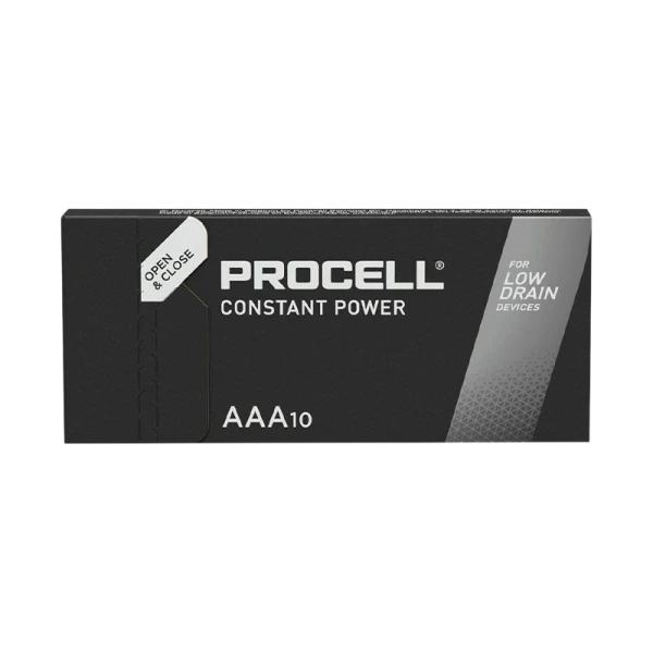 Батарейка Duracell Procell CONSTANT LR03 AAA BOX10 Alkaline 1.5V (10/100/76800)
