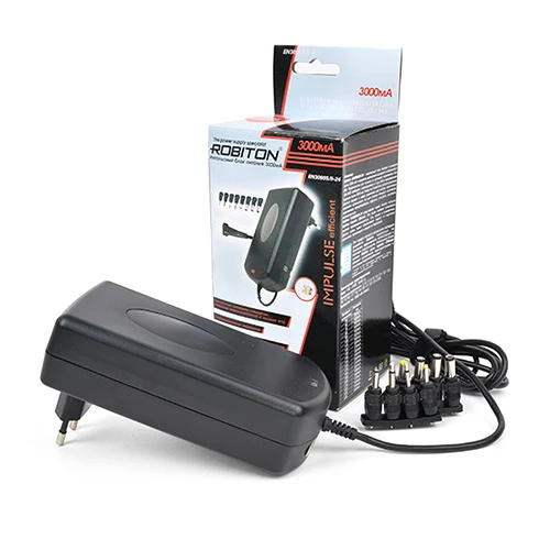 Блок питания ROBITON EN3000S/5-24 3000мА BL1 (1/6/12)