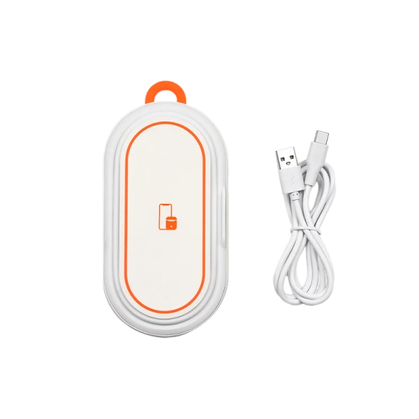 Внешний аккумулятор HOCO S9 5000mAh 1.0A 1USB/Type-C беспр. зар. Qi белый (1/29)