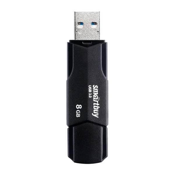 Флеш-накопитель Smartbuy Clue 8GB USB3.1 пластик черный