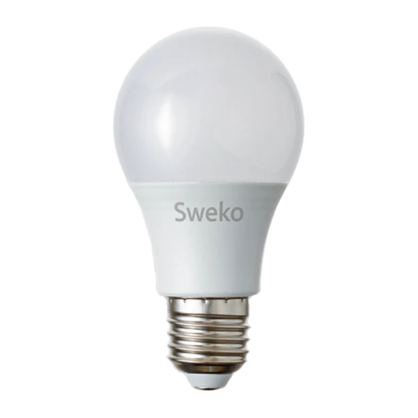 Лампа светодиодная Sweko A60 E27 13W 6500К 230V груша (1/5/100)