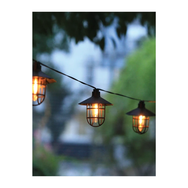 Гирлянда Космос LOFT 8LED уличная нить 1 режим черный (1/6)