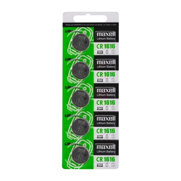 Батарейка Maxell G CR1616 BL5 Lithium 3V (5/100/2000)