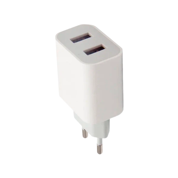 *Сетевое З/У GoPower GP2U 2USB 2.4A 12W белый (1/108) 