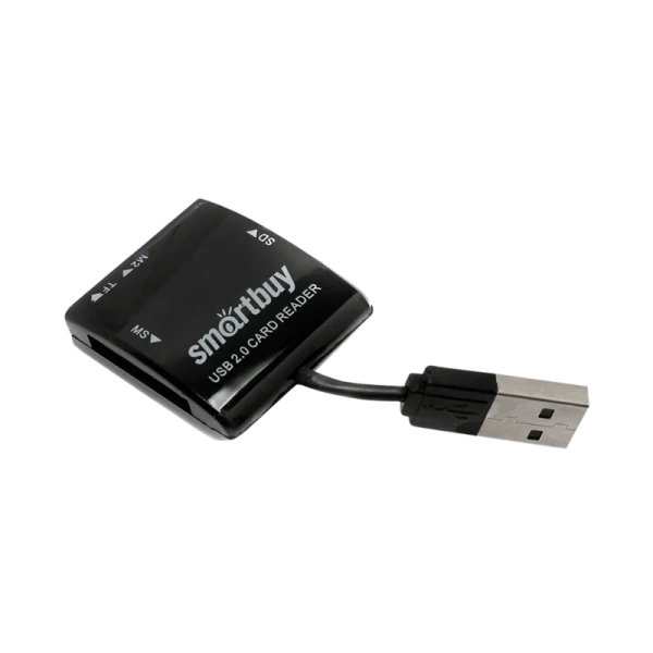 Картридер Smartbuy 713 USB2.0 SD/microSD/MS/M2 черный (1/5)
