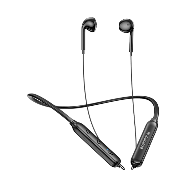 Наушники вставные Borofone BE52 bluetooth 5.0 с микр. черный (1/80)