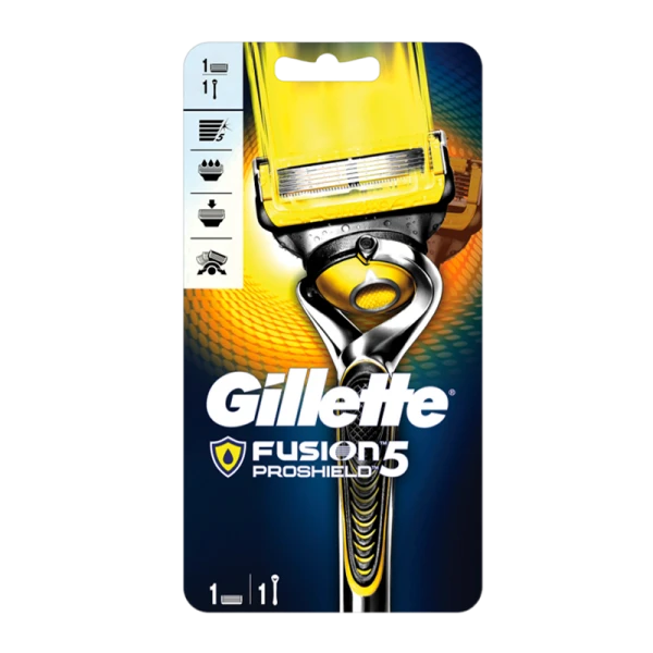 Бритва Gillette FUSION Proshield 5 лезвий 1 кассета прорезиненная ручка (1/6)