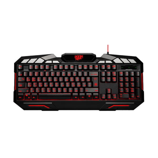 Клавиатура проводная Defender GK-100DL Doom Keeper игровая USB 1.5м черный (1/20)
