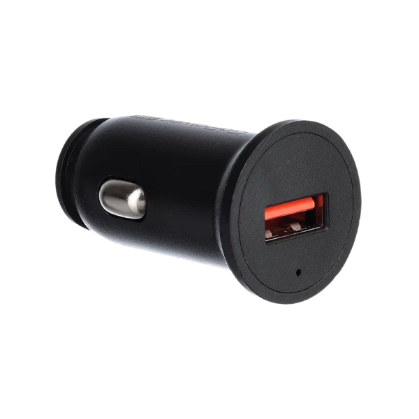 *Автомобильное З/У GoPower GPQC11-1U 1USB 18W черный (1/100)