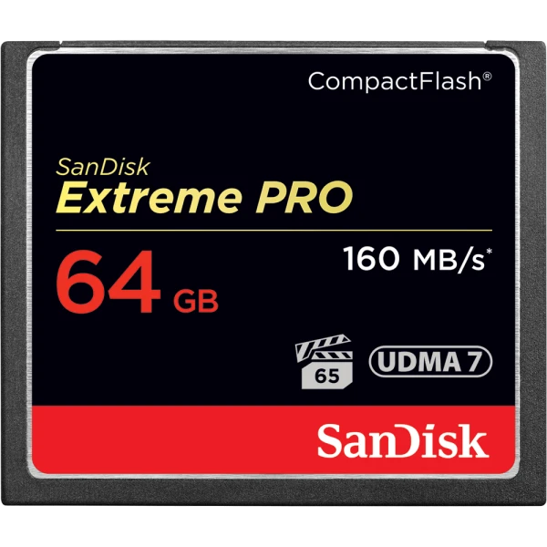 Карта памяти CF SanDisk Extreme Pro 64GB 1067x 160 МБ/сек UDMA 7