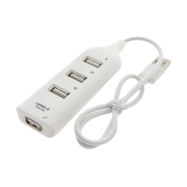 USB-Хаб MRM-Power JC511 4USB USB2.0 белый (1/10/300)