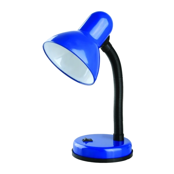Светильник настольный Camelion KD-301 40W 230V E27 на основании синий (1/12)